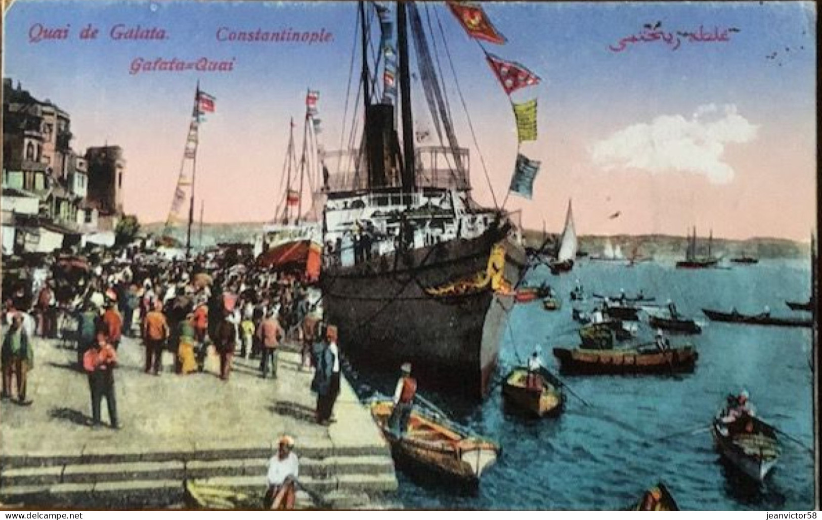 Constantinople Quai De Galata - Turkey