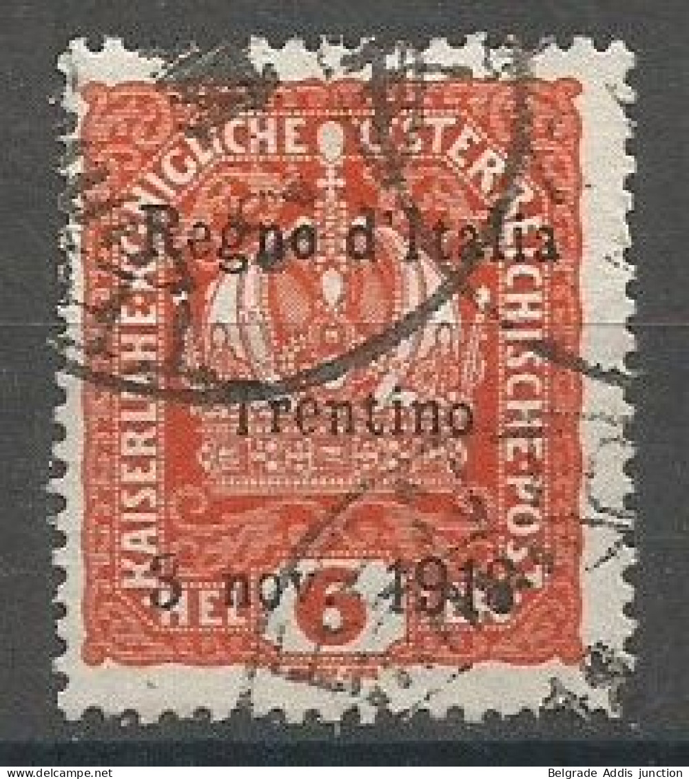 Italy Italia Trentino Sassone 3 Used 1918 - Trente