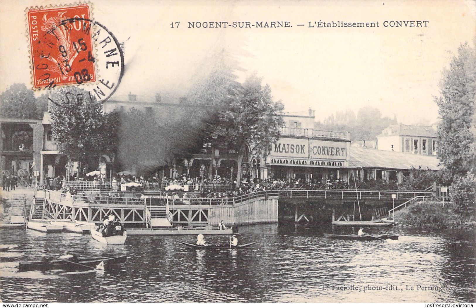 FRANCE - Nogent Sur Marne - L'etablissement Convert - Animé - Carte Postale Ancienne - Nogent Sur Marne