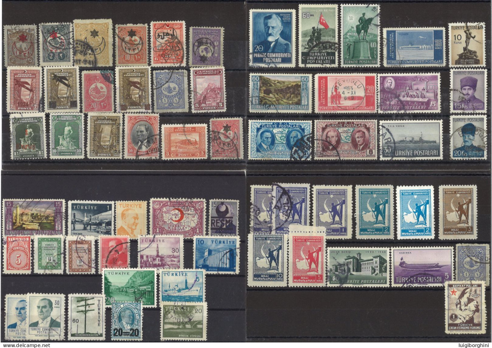 TURCHIA 1930/1950 Selezione Usati E Nuovi - Used Stamps