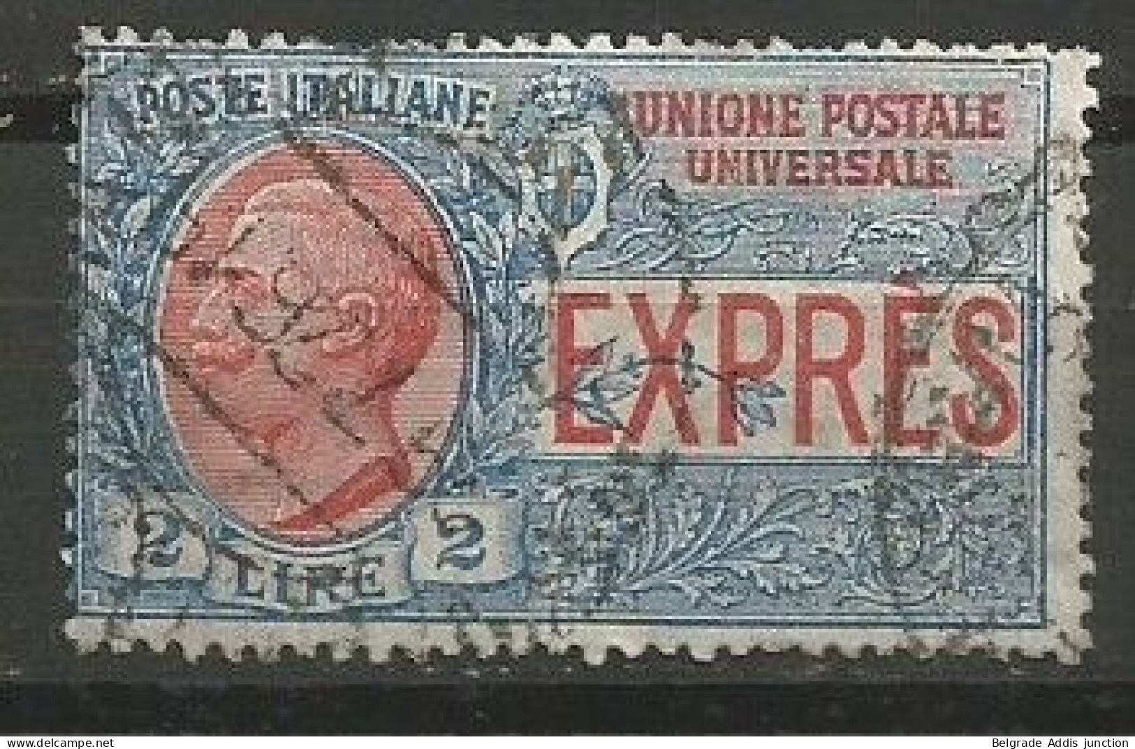 Italy Italia Espresso Sassone 13 Used 1925/26 Express - Poste Exprèsse