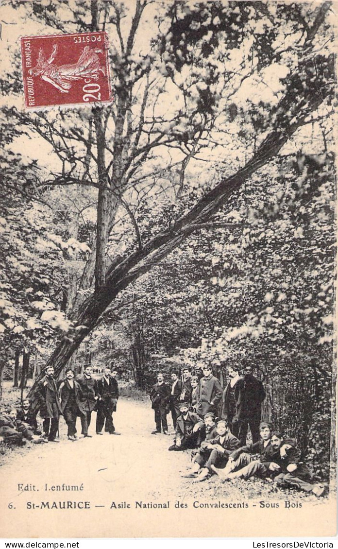 FRANCE - St Maurice - Asile National Des Convalescents - Sous Bois - Carte Postale Ancienne - Saint Maurice