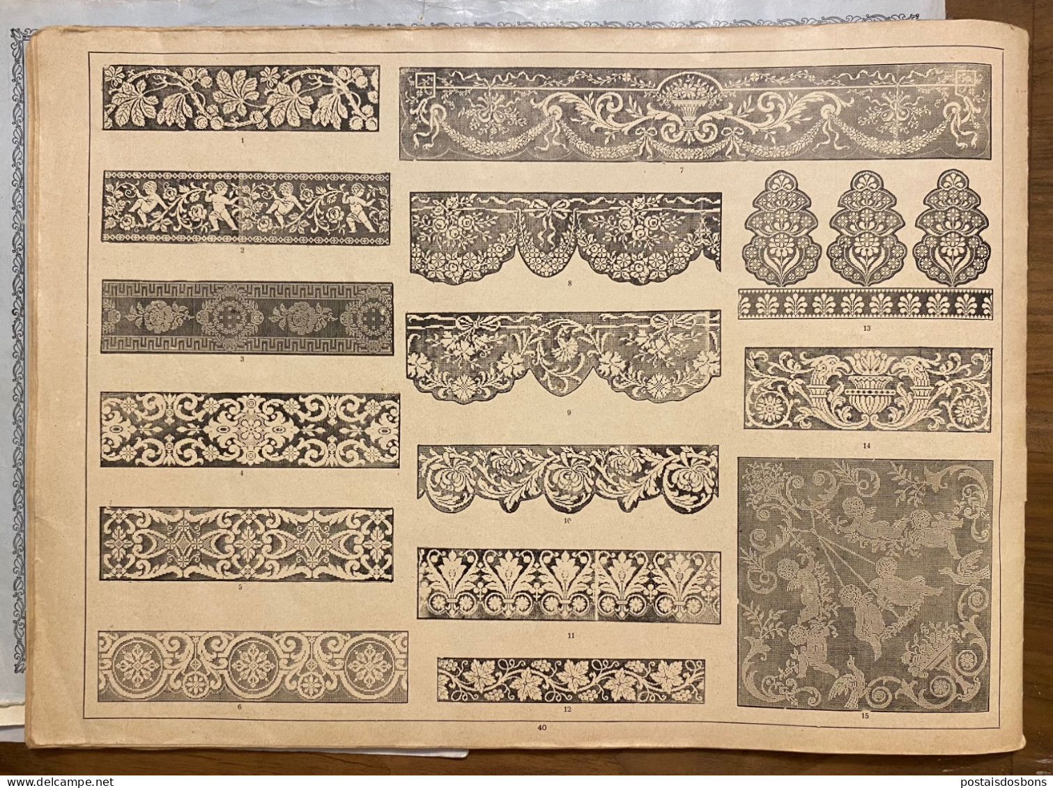 C17) grand album RECKO  N8 de modèles pour filet recko broderie mode 174 dessins variés + autres modèles