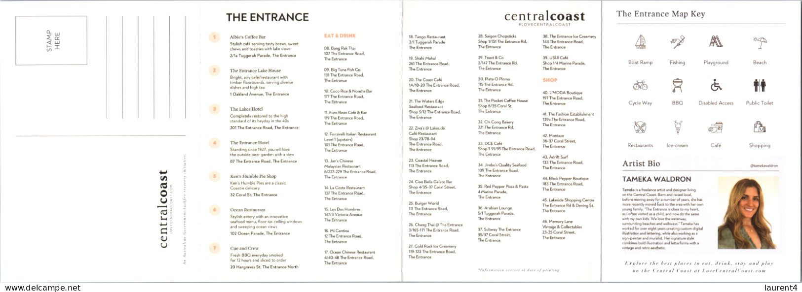 3-1-2024 (4 W 5) Australia - NSW - The Entrance - 4 Folds Attached "cards" - Other & Unclassified