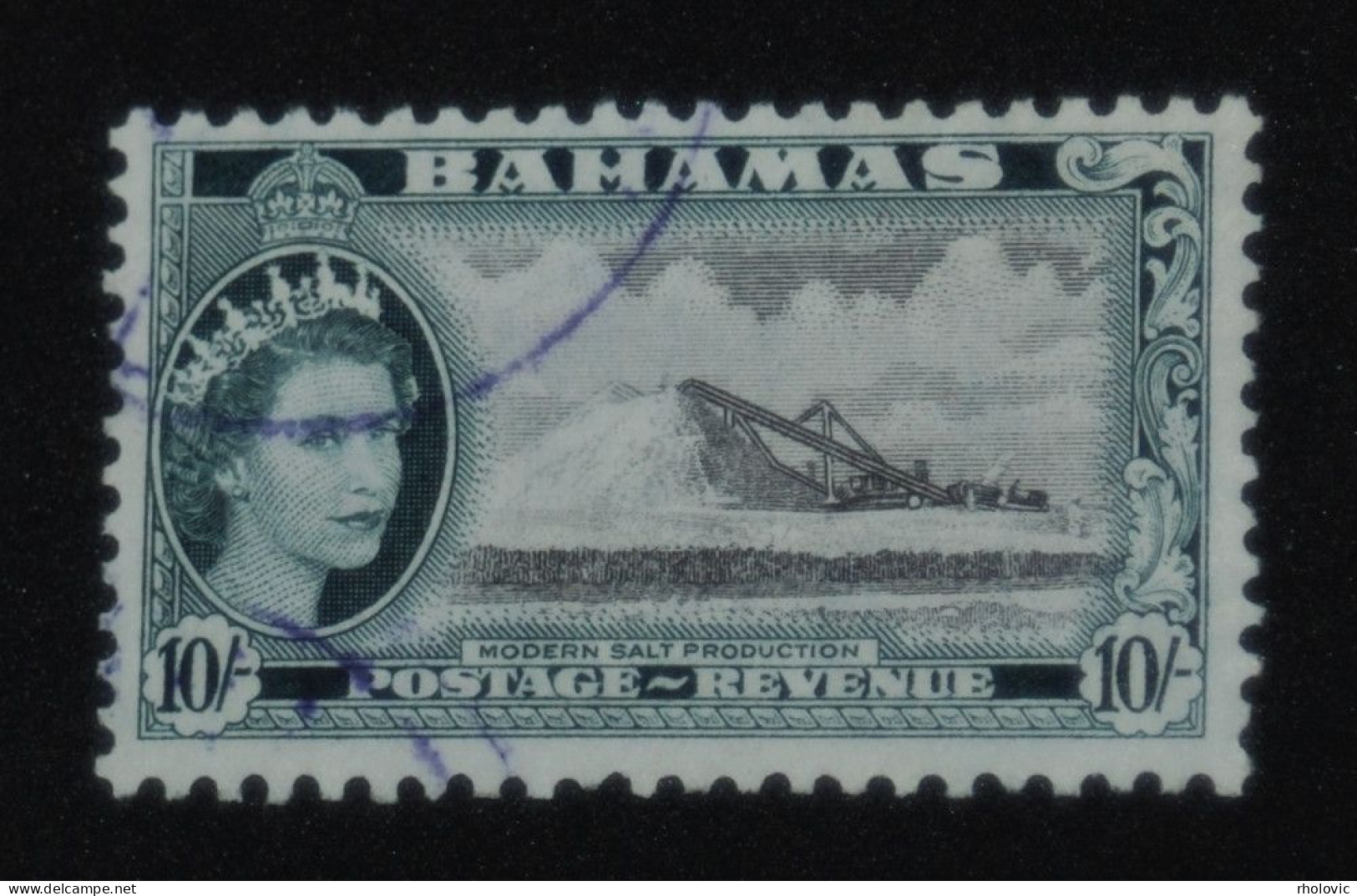 BAHAMAS 1954, Modern Salt Industry, Mi #177, Used - Bahamas (1973-...)