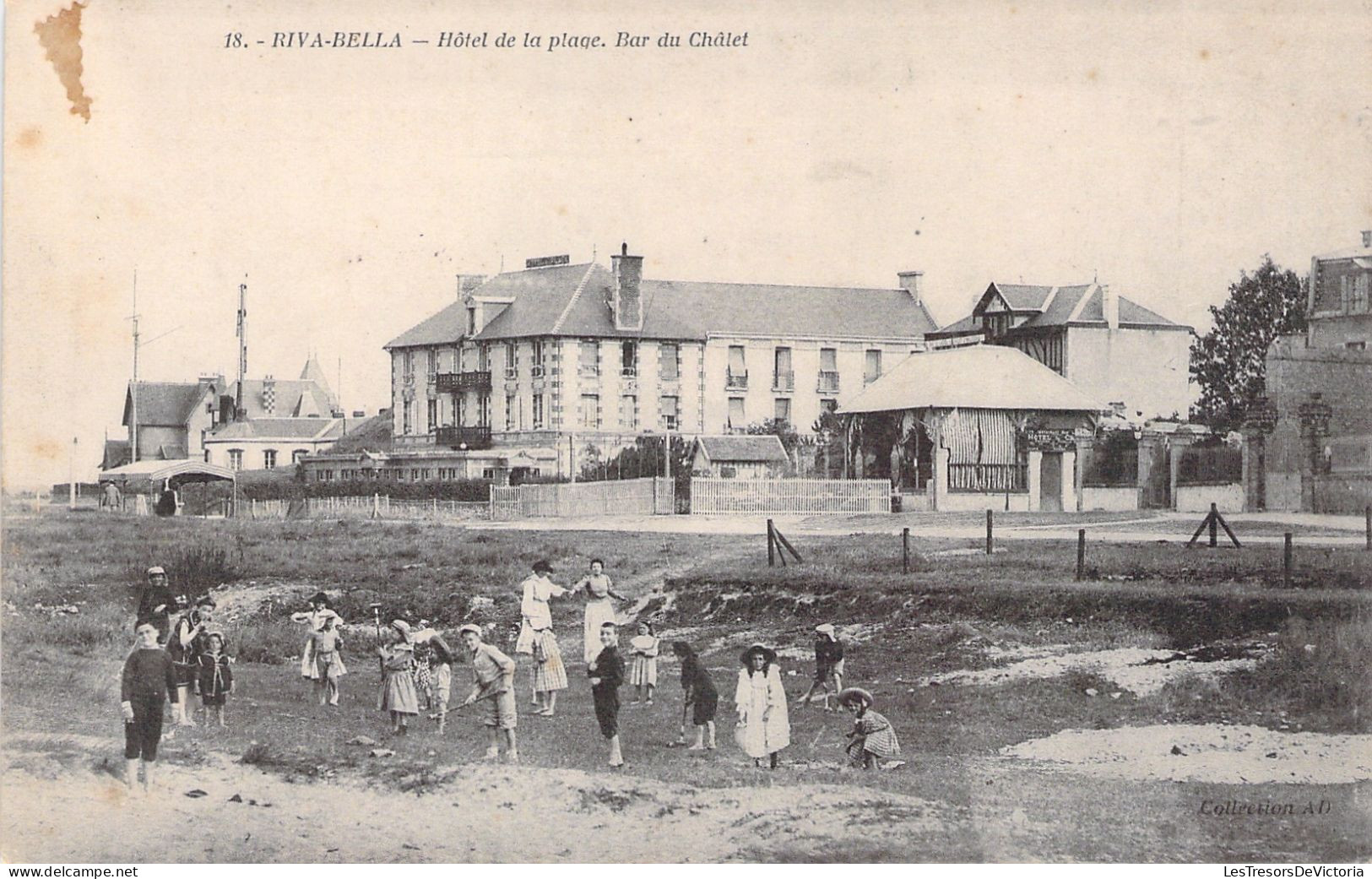 FRANCE - Riva Bella - Hotel De La Plage - Bar Du Chalet - Animé - Carte Postale Ancienne - Riva Bella