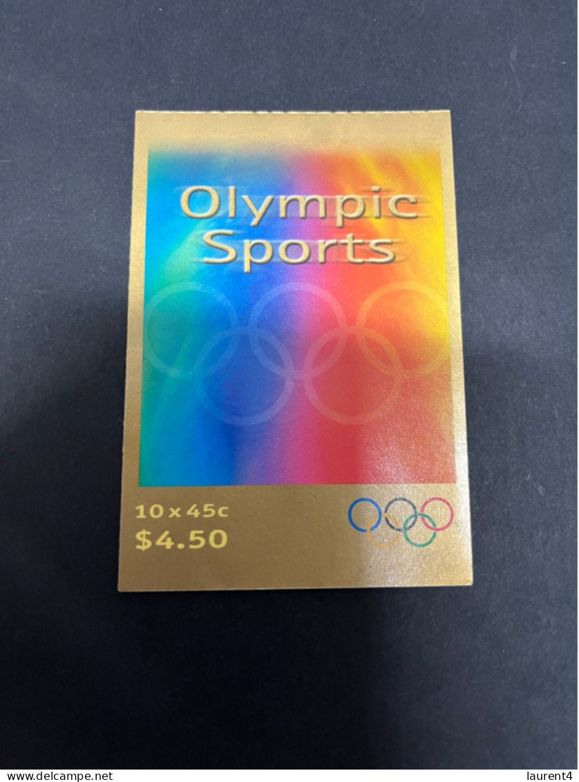 3-1-2024 (4 W 14) Australia Stamp Booklet (with 10 Mint Stamps) Australian Olympic Sports - Postzegelboekjes