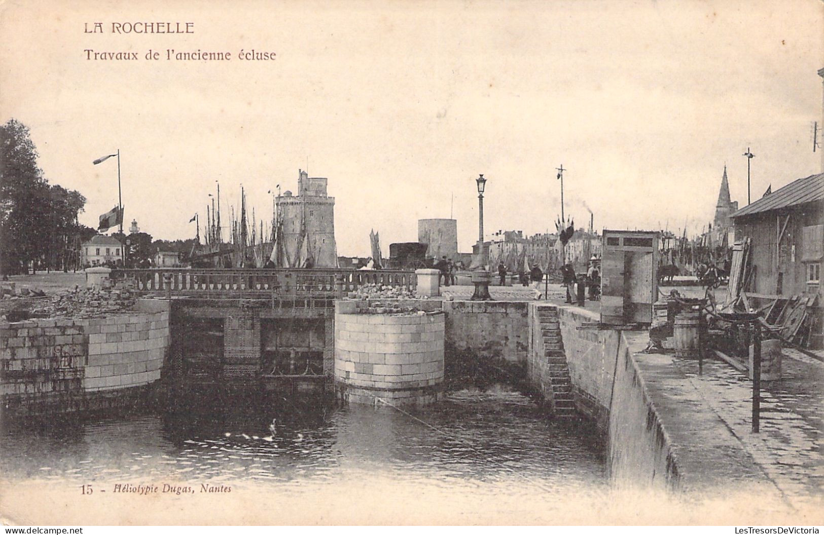 FRANCE - La Rochelle - Travaux De L'ancienne écluse - Carte Postale Ancienne - La Rochelle