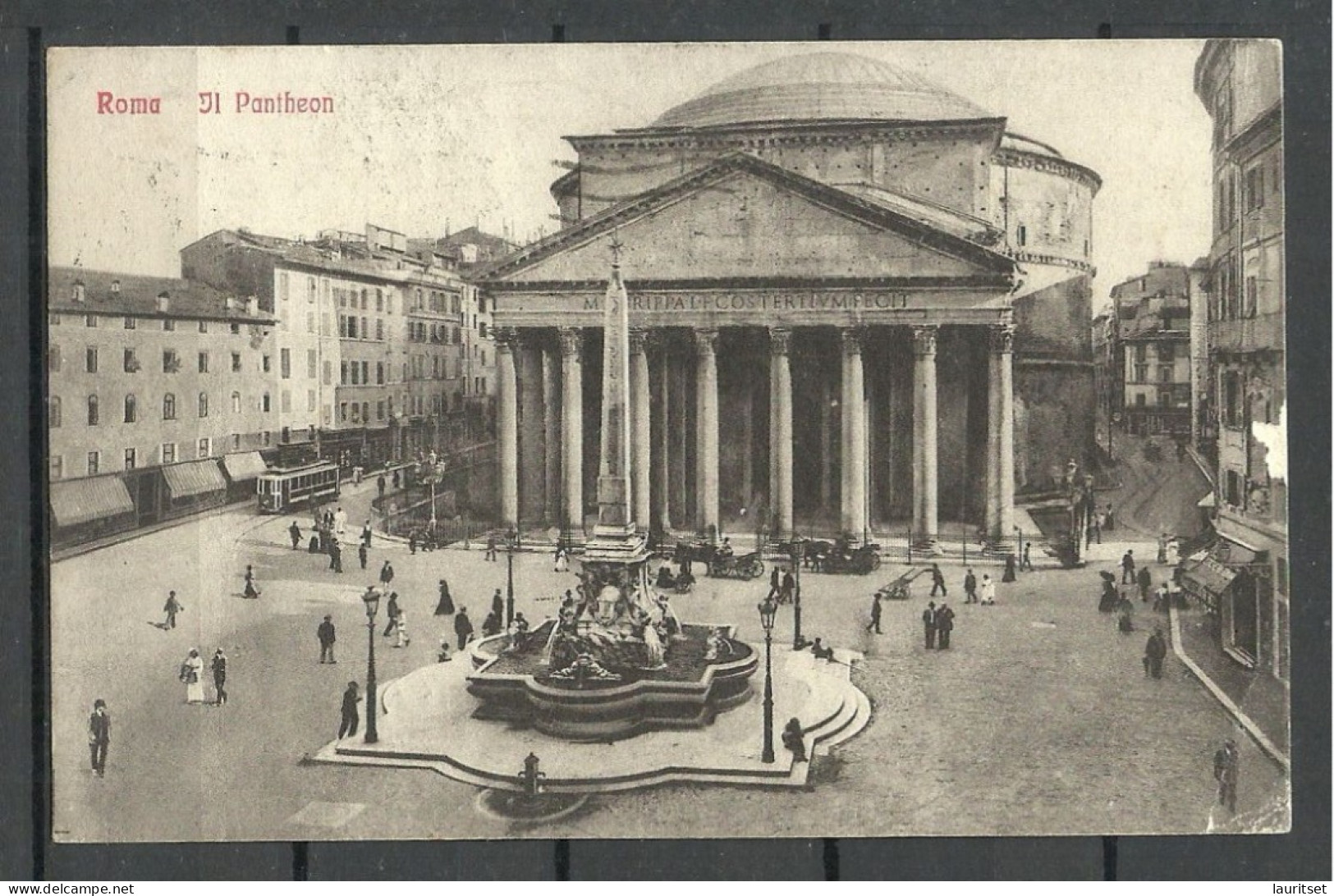 ITALY Italia Roma Di Pantheon, Sent To Denmark 1923 - Panteón