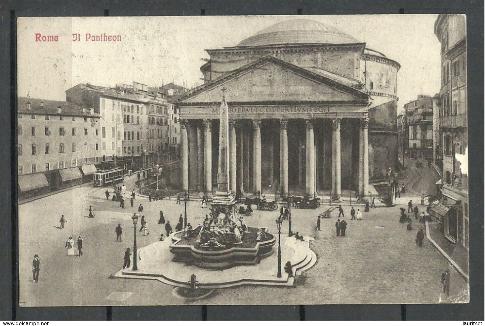 ITALY Italia Roma Di Pantheon, Sent To Denmark 1923 - Pantheon