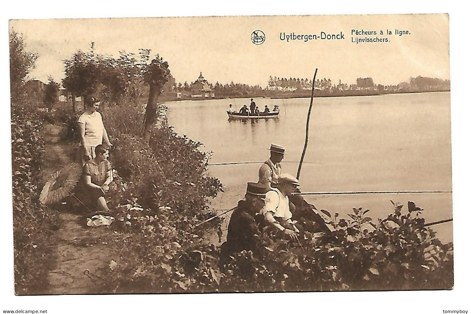 CPA Uitbergen Donck - Pêcheurs à La Ligne/ Lijnvisschers - Berlare