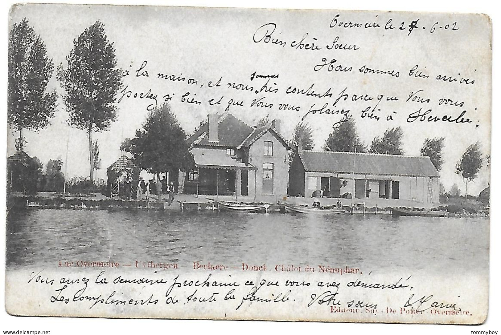 CPA Lac Overmeire, Châlet Du Nénuphar - Berlare