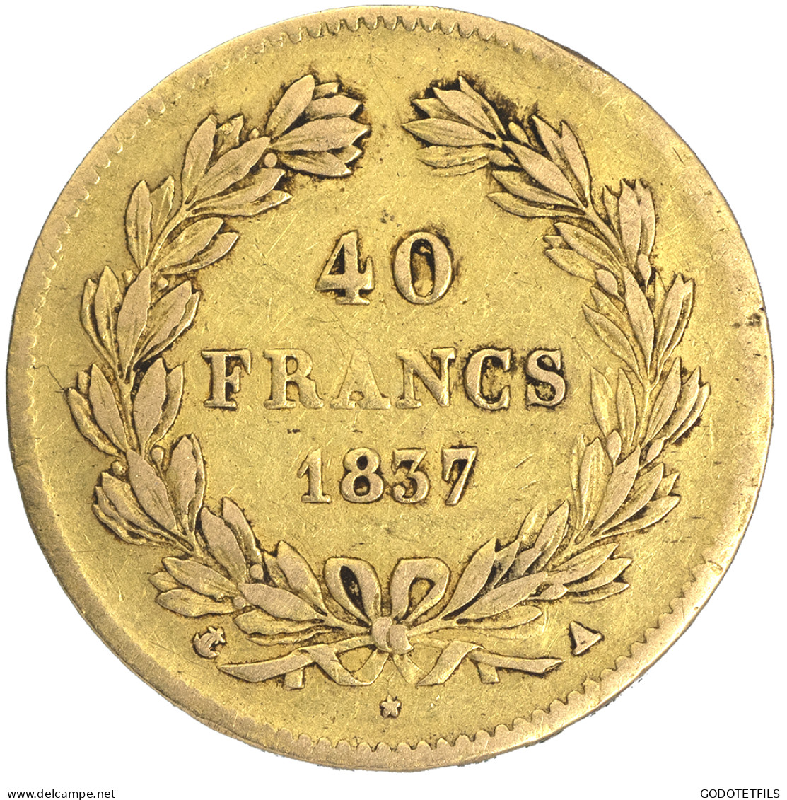 Louis-Philippe-40 Francs 1837 Paris - 40 Francs (or)