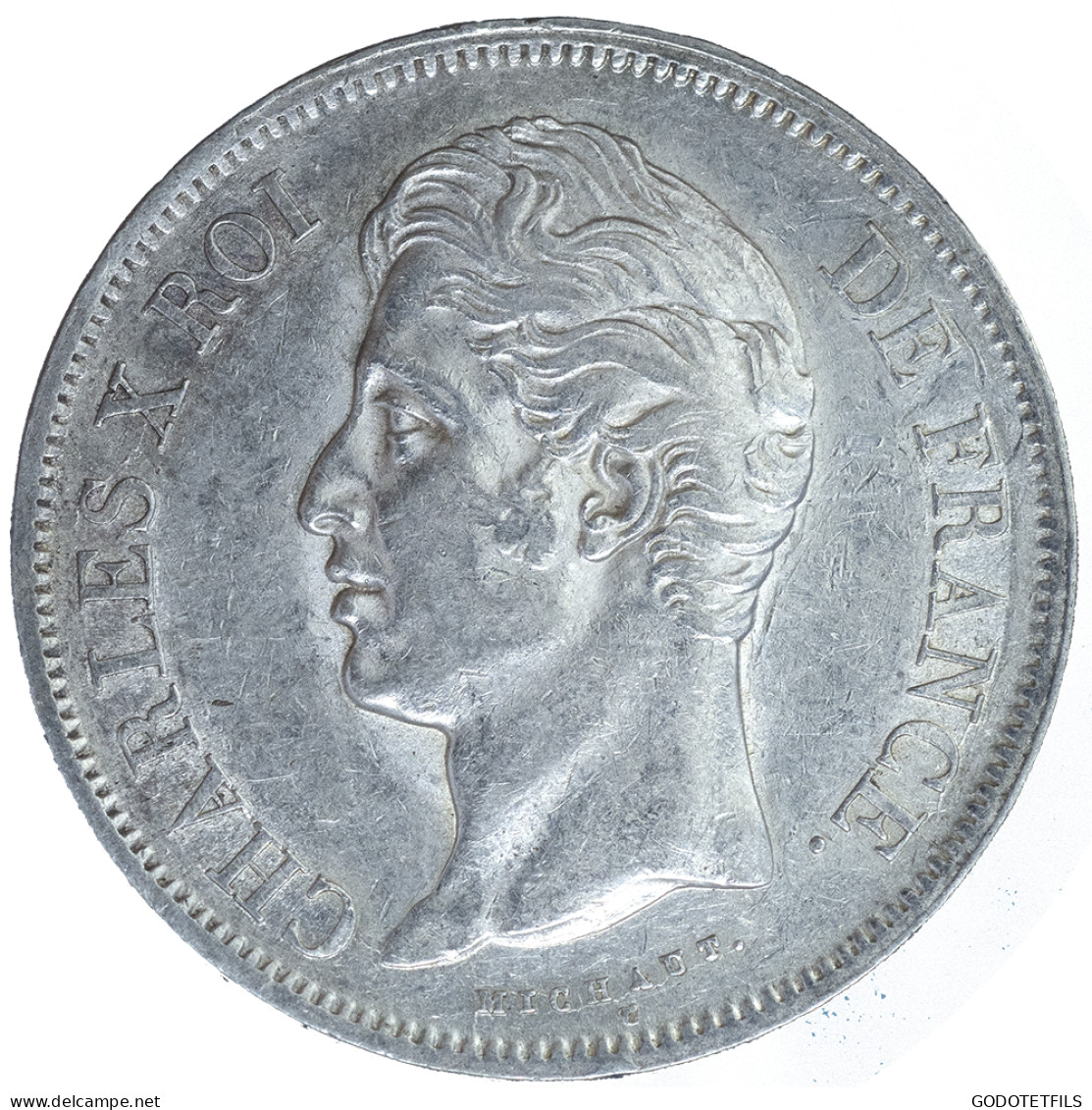 Charles X-5 Francs 1830 Rouen - 5 Francs