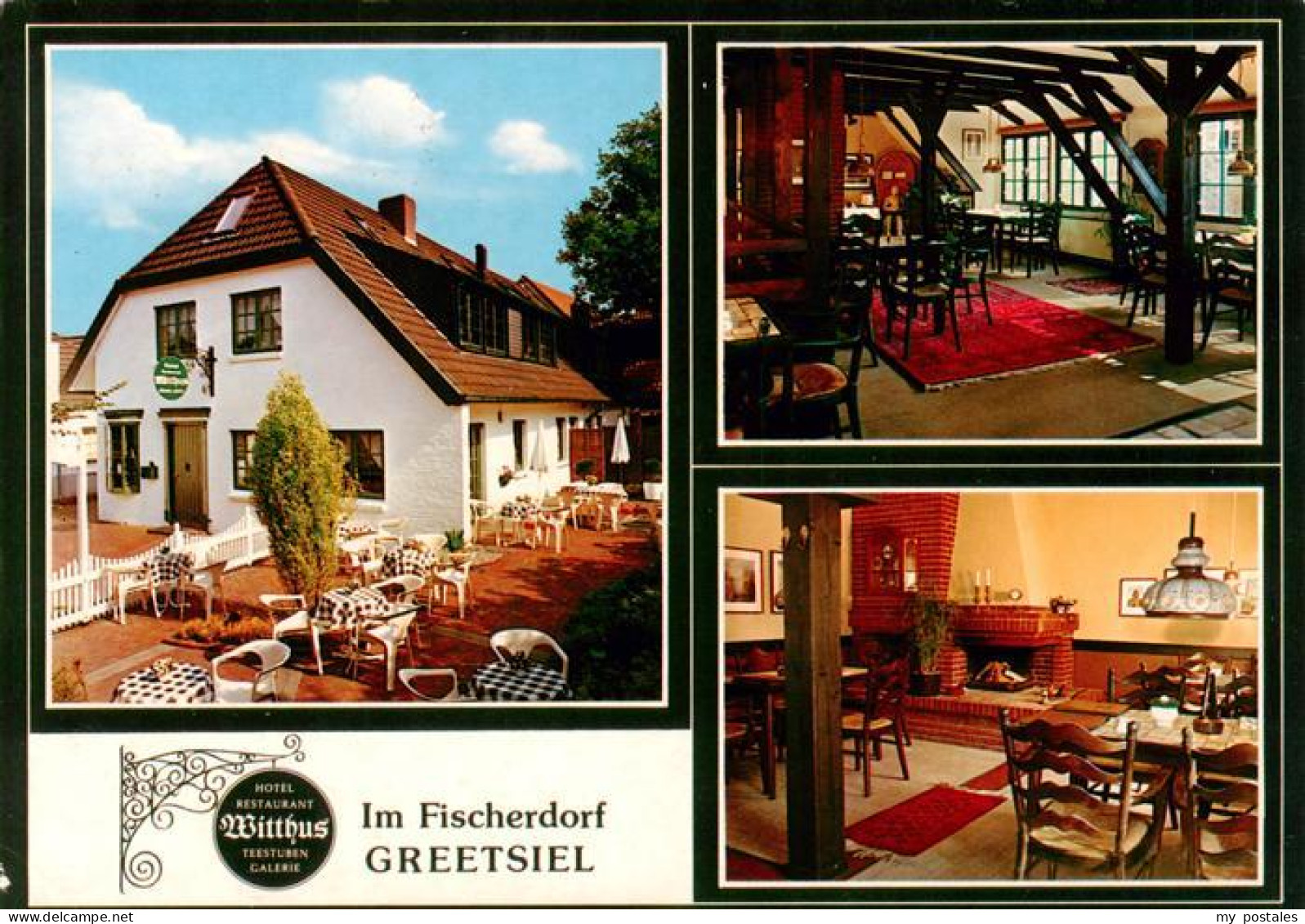 73906691 Greetsiel Hotel Restaurant Witthus Gastraeume - Krummhoern