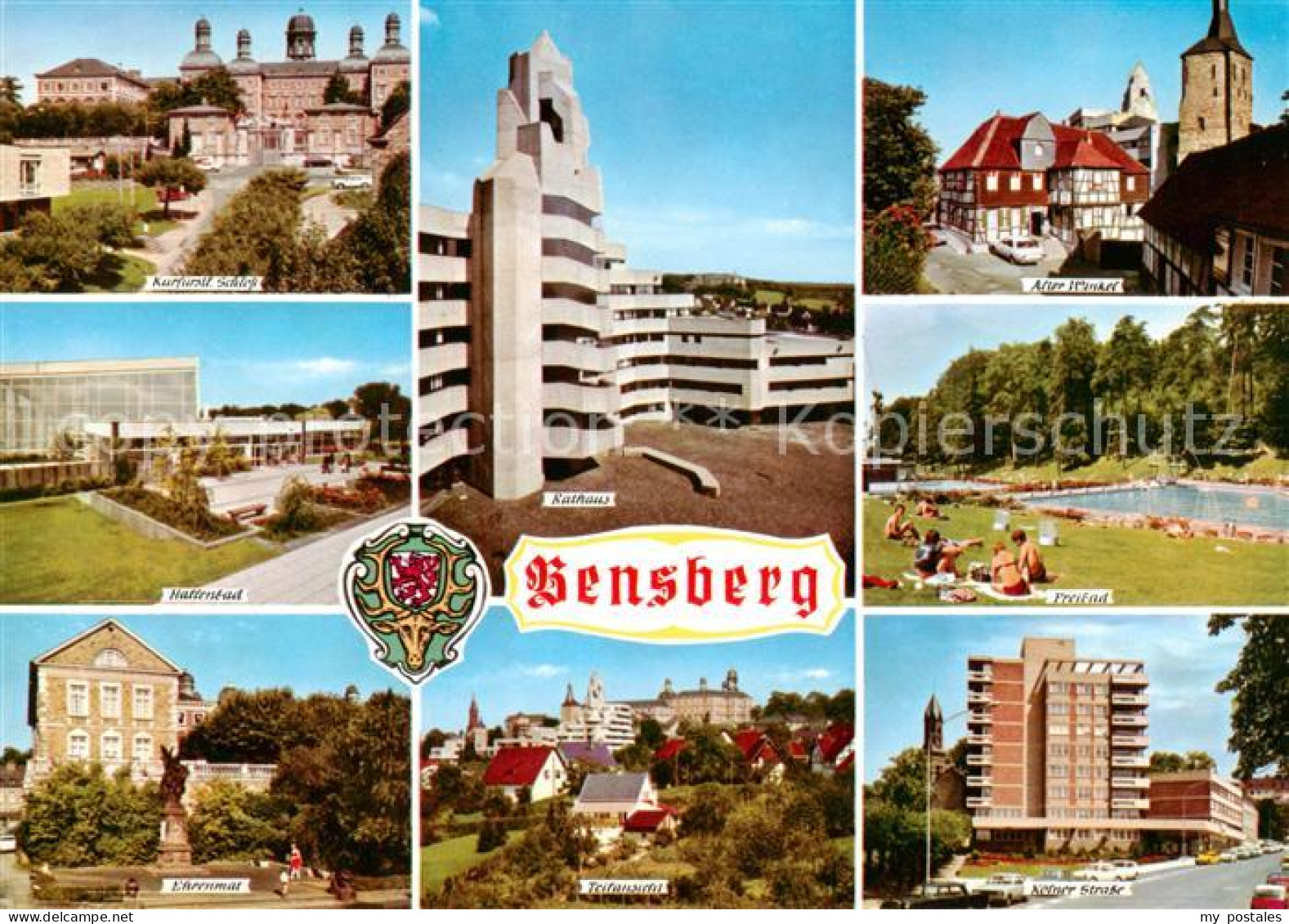 73867849 Bensberg Bergisch-Gladbach Kurfuerstl Schloss Rathaus Hallenbad Ehrenma - Bergisch Gladbach