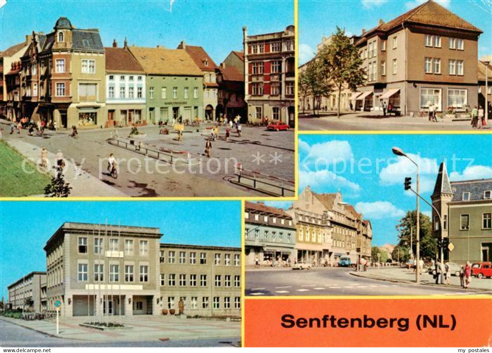 73867831 Senftenberg  Niederlausitz Platz Der Freundschaft Bahnhofstrasse HOG St - Brieske