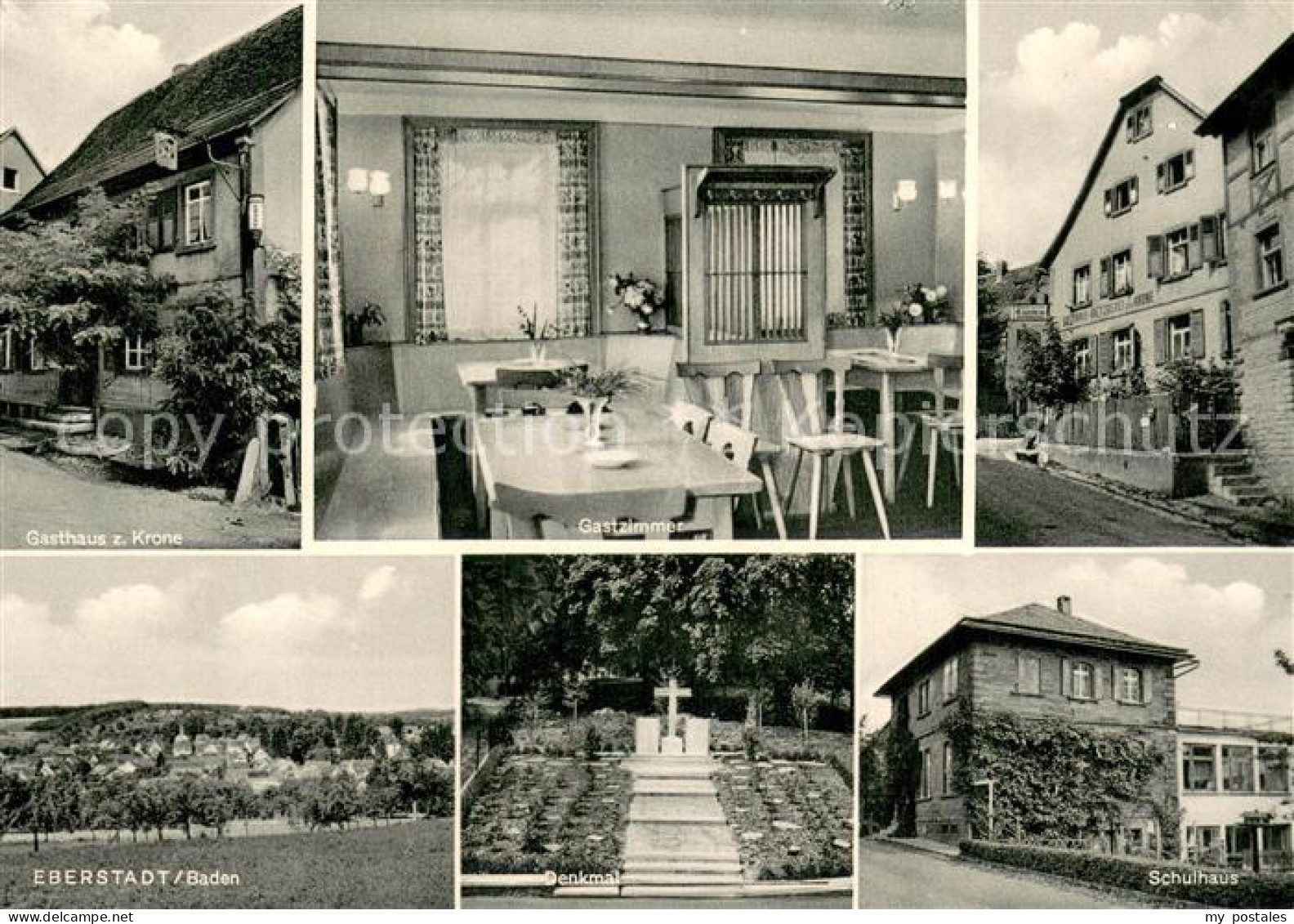 73759927 Eberstadt Baden Gasthaus Zur Krone Gastzimmer Panorama Denkmal Schulhau - Buchen