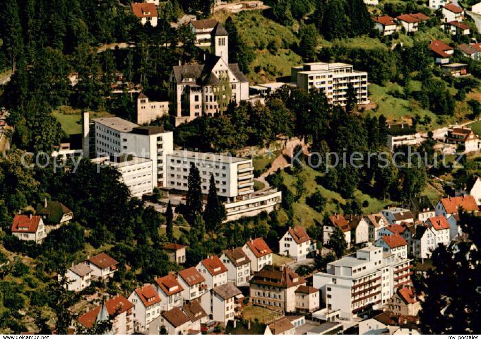 73759901 Schramberg Fliegeraufnahme Mit Staedt Krankenhaus Und Altersheim Schram - Schramberg