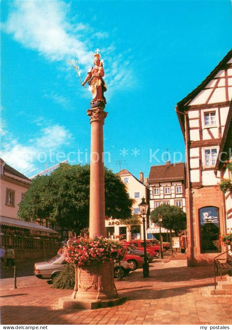 73759821 Buchen Odenwald Mariensaeule Am Bild Buchen Odenwald - Buchen