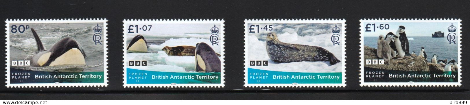 2023 BAT British Antarctic Territory Fauna Nature Bird Killer Whale Seal Penguin Frozen Planet II MNH - Ongebruikt