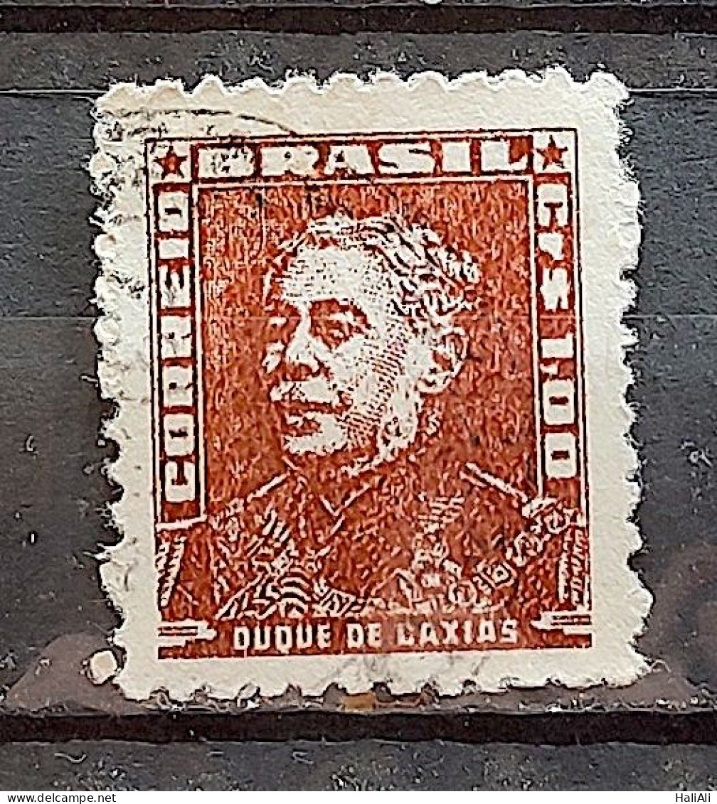 Brazil Regular Stamp Cod RHM 505 Great-granddaughter Duque De Caxias Military 1960 Circulated 9 - Gebruikt