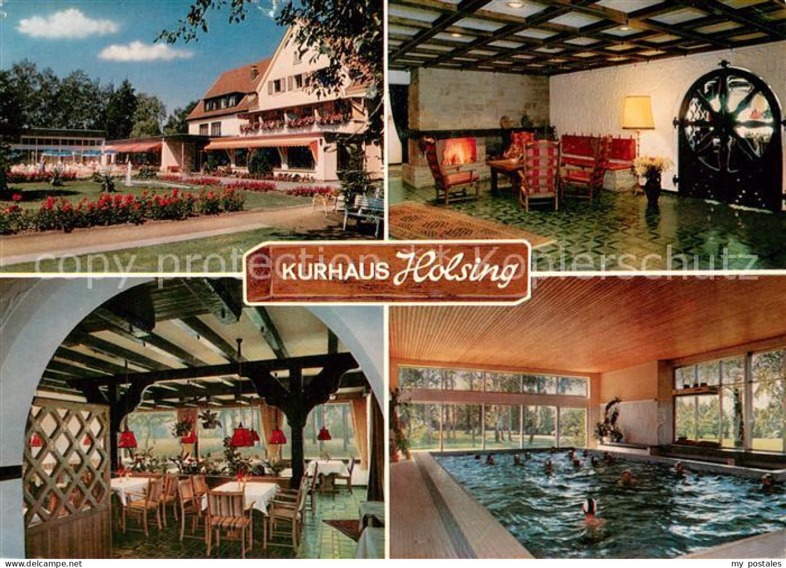 73708640 Bad Holzhausen Luebbecke Moorbad Kurhaus Holsing Restaurant Hallenbad B - Getmold