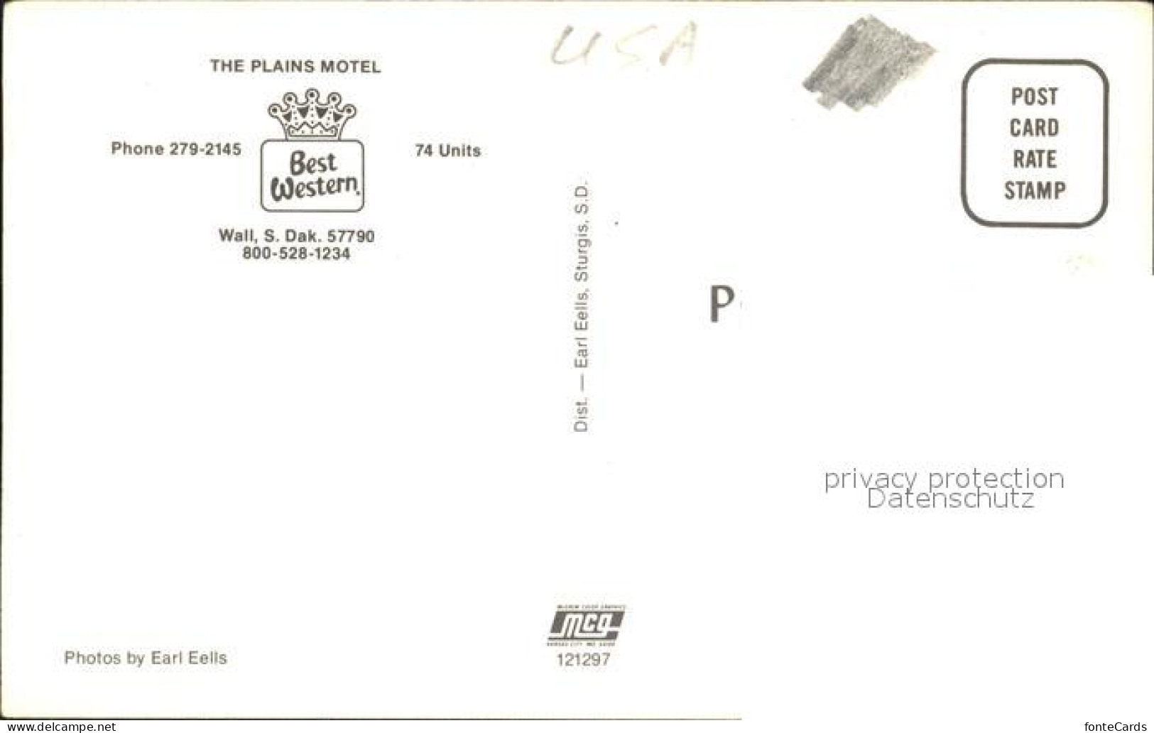 72323537 Wall_South_Dakota Plains Motel - Autres & Non Classés
