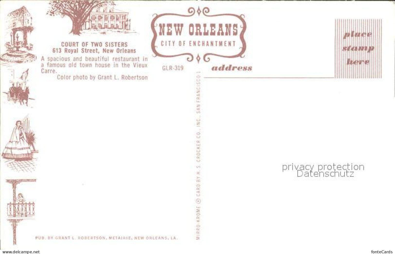 72314075 New_Orleans_Louisiana Court Of Two Sisters  - Autres & Non Classés