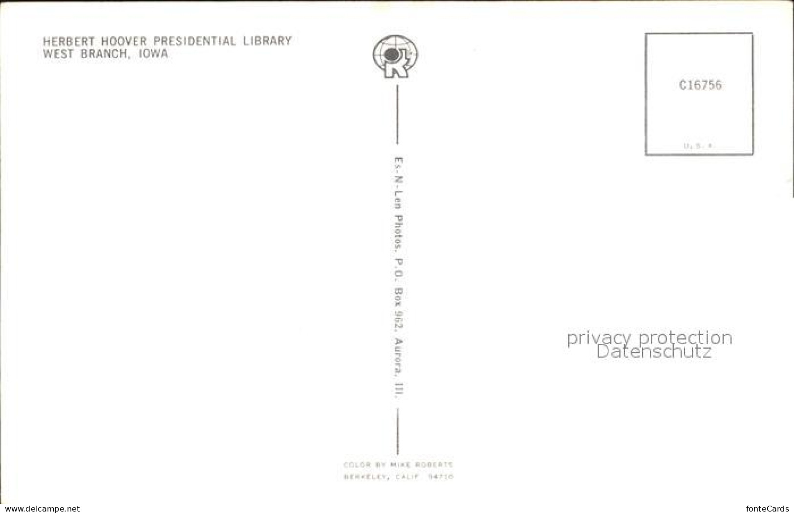72314066 Iowa_City Herbert Hoover Presidential Library - Sonstige & Ohne Zuordnung