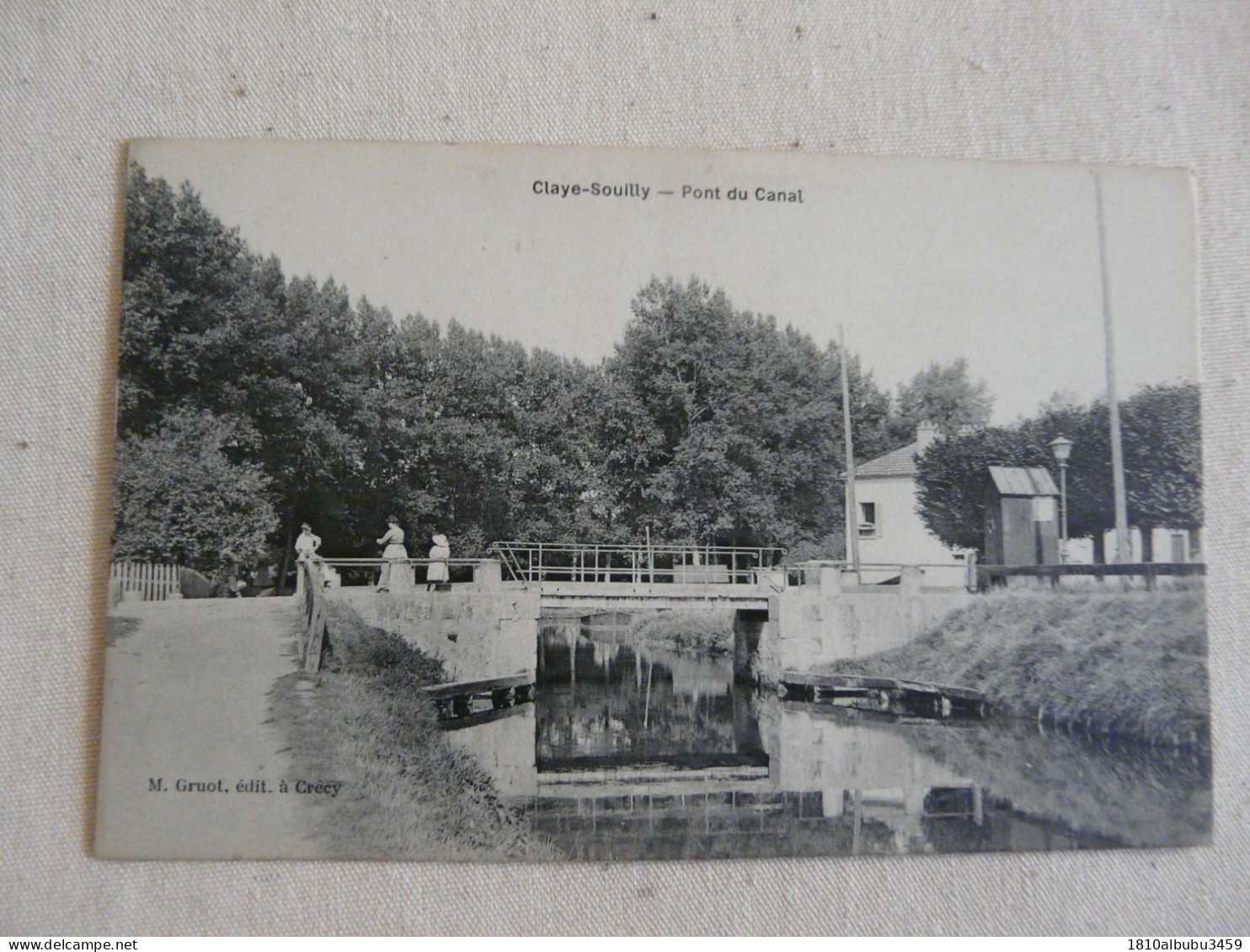 CPA 77 SEINE ET MARNE - CLAYE-SOUILLY : Pont Du Canal - Claye Souilly