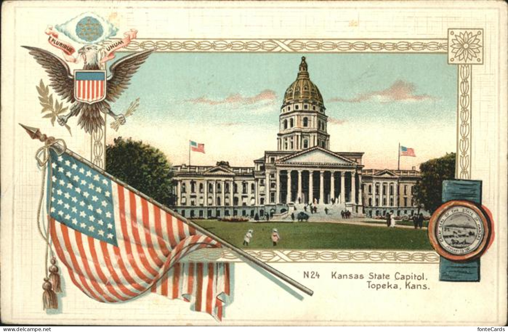 41326824 Topeka_Kansas Kansas State Capitol - Autres & Non Classés