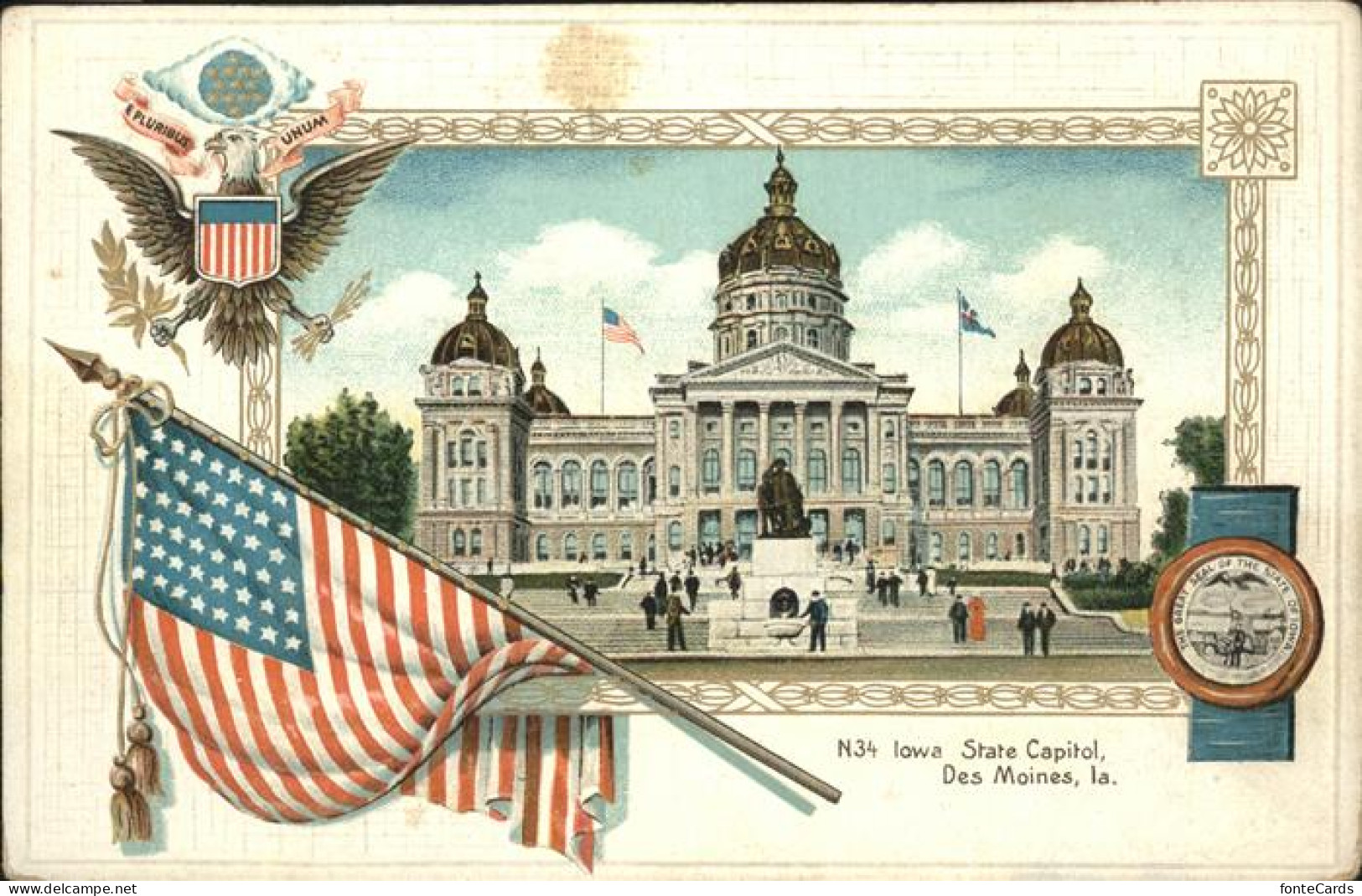 41326817 Des_Moines_Iowa Iowa State Capitol - Other & Unclassified