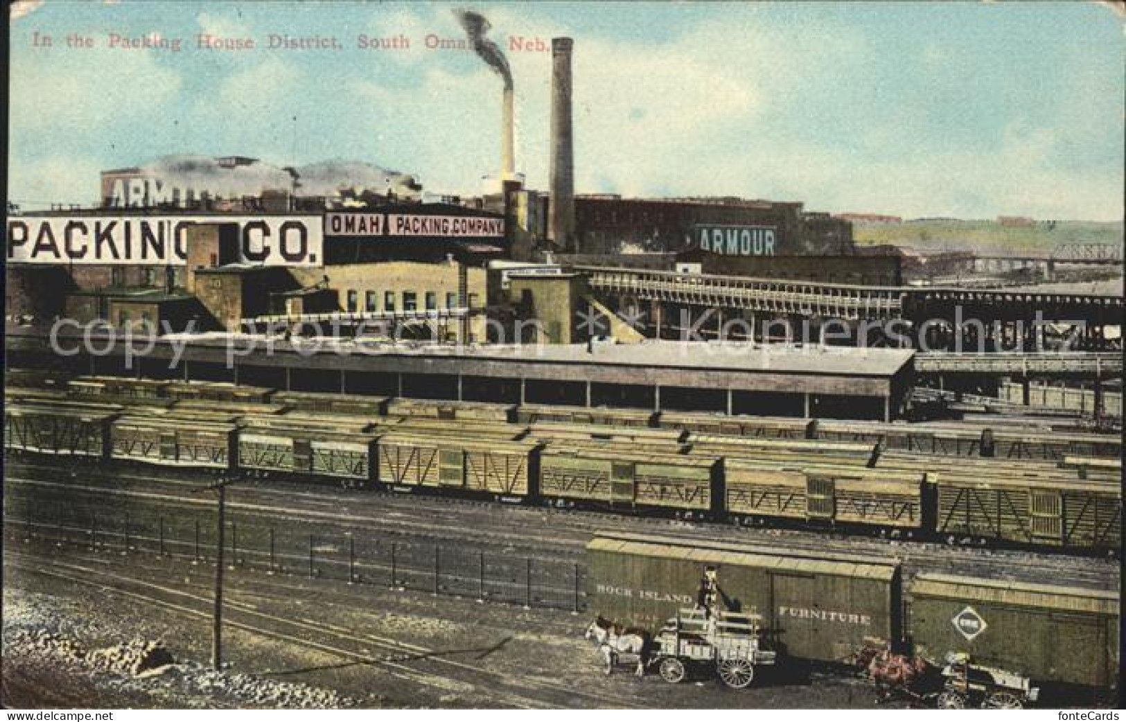 31735635 Omaha_Nebraska Packing House District Railway - Other & Unclassified