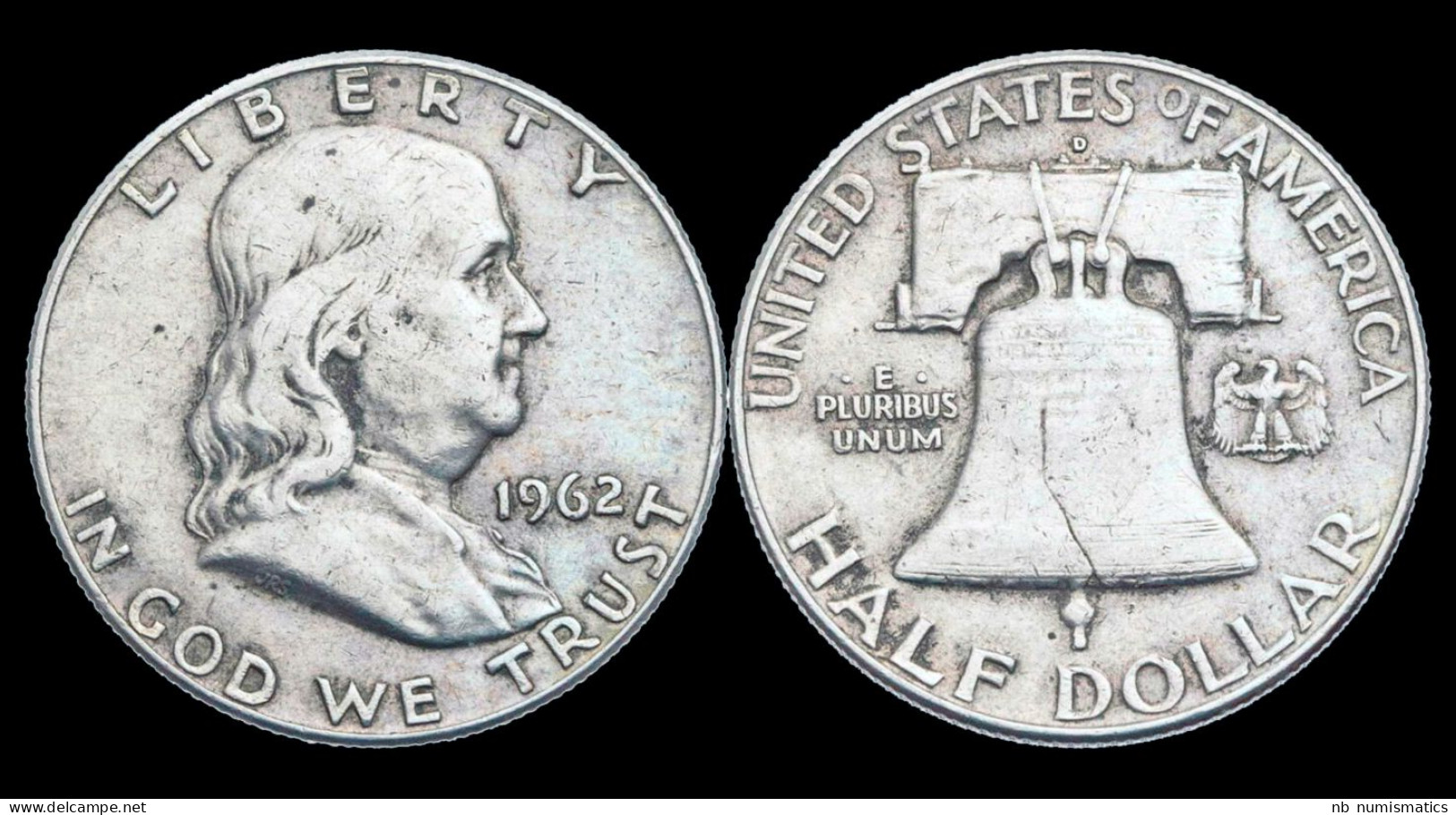 USA Half Dollar 1962 Franklin - 1948-1963: Franklin
