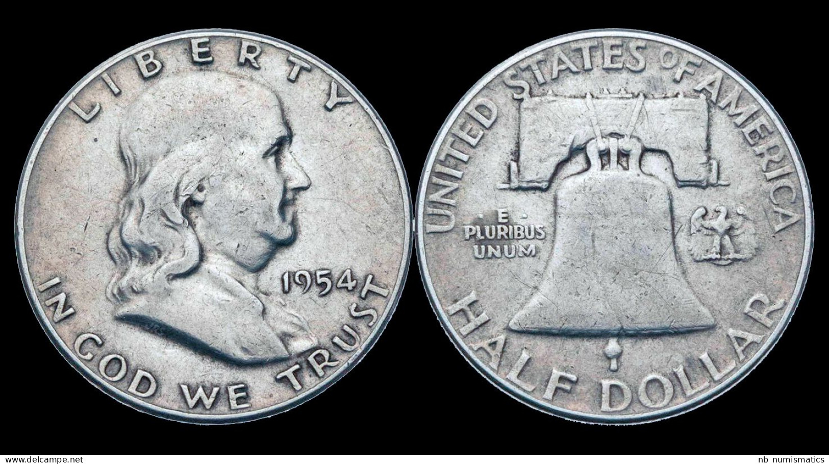 USA Half Dollar 1954 Franklin - 1948-1963: Franklin