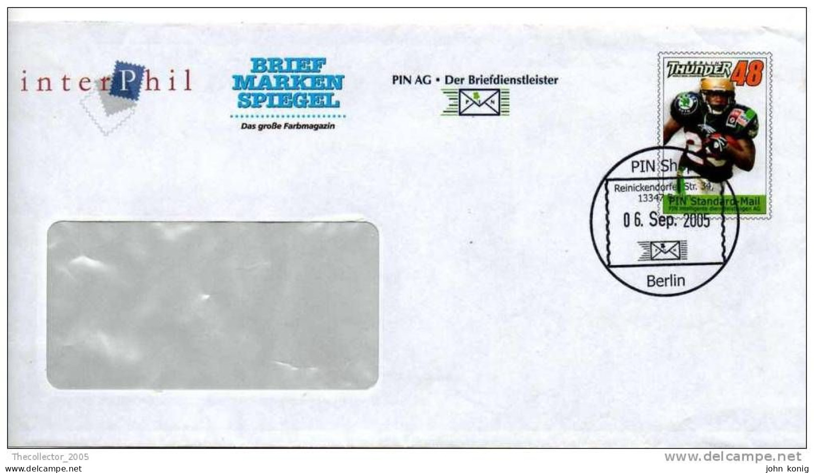 Busta Primo Giorno - FDC - First Day Cover - Germania - Germany - Football Americano - American Football - 2001-2010