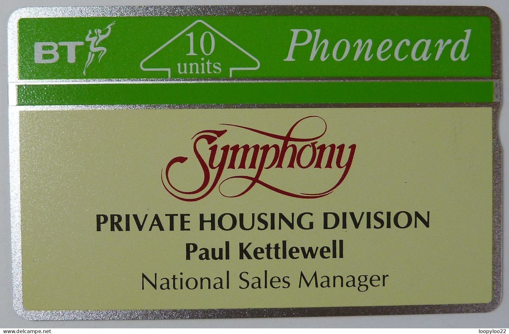 UK - Great Britain - Landis & Gyr - BTP033 - Symphony Private Housing - 170A - Mint - BT Promociónales