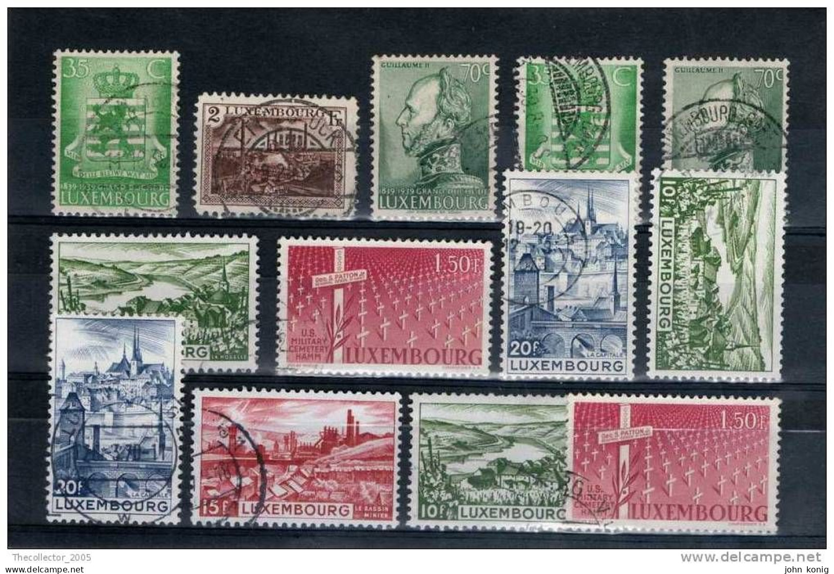 LUSSEMBURGO - LUXEMBOURG - Lotto Francobolli Usati - Stamps Lot Used - Colecciones