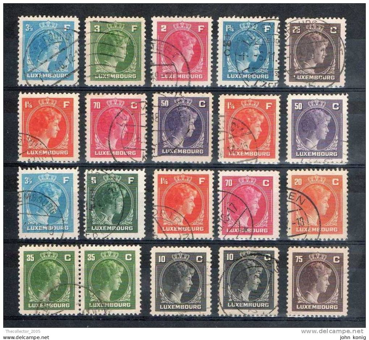 Luxembourg - Lussemburgo - Stamps Lot - Timbres Beaucoup - Menge Briefmarken - Sellos Mucho - Sammlungen