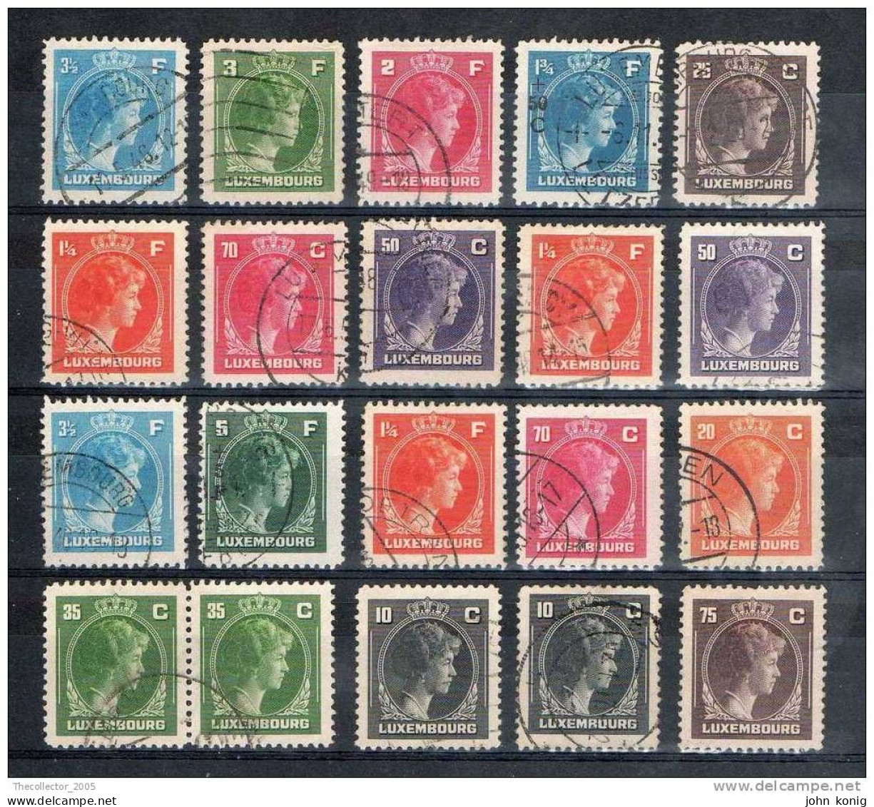 Luxembourg - Lussemburgo - Stamps Lot - Timbres Beaucoup - Menge Briefmarken - Sellos Mucho - Colecciones