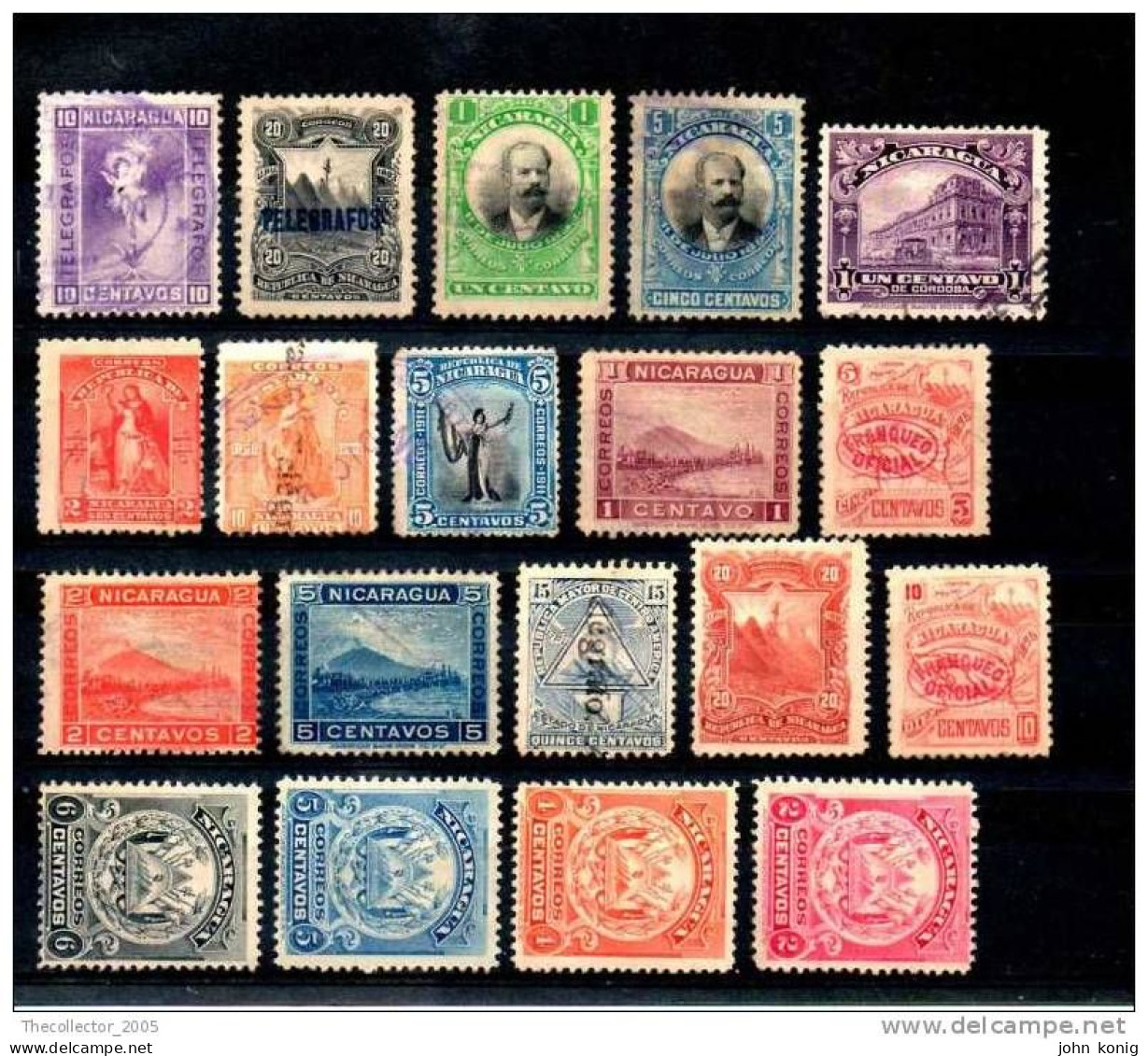 Nicaragua - Mixed Stamps Lot - Lotto Misto Francobolli - Nicaragua