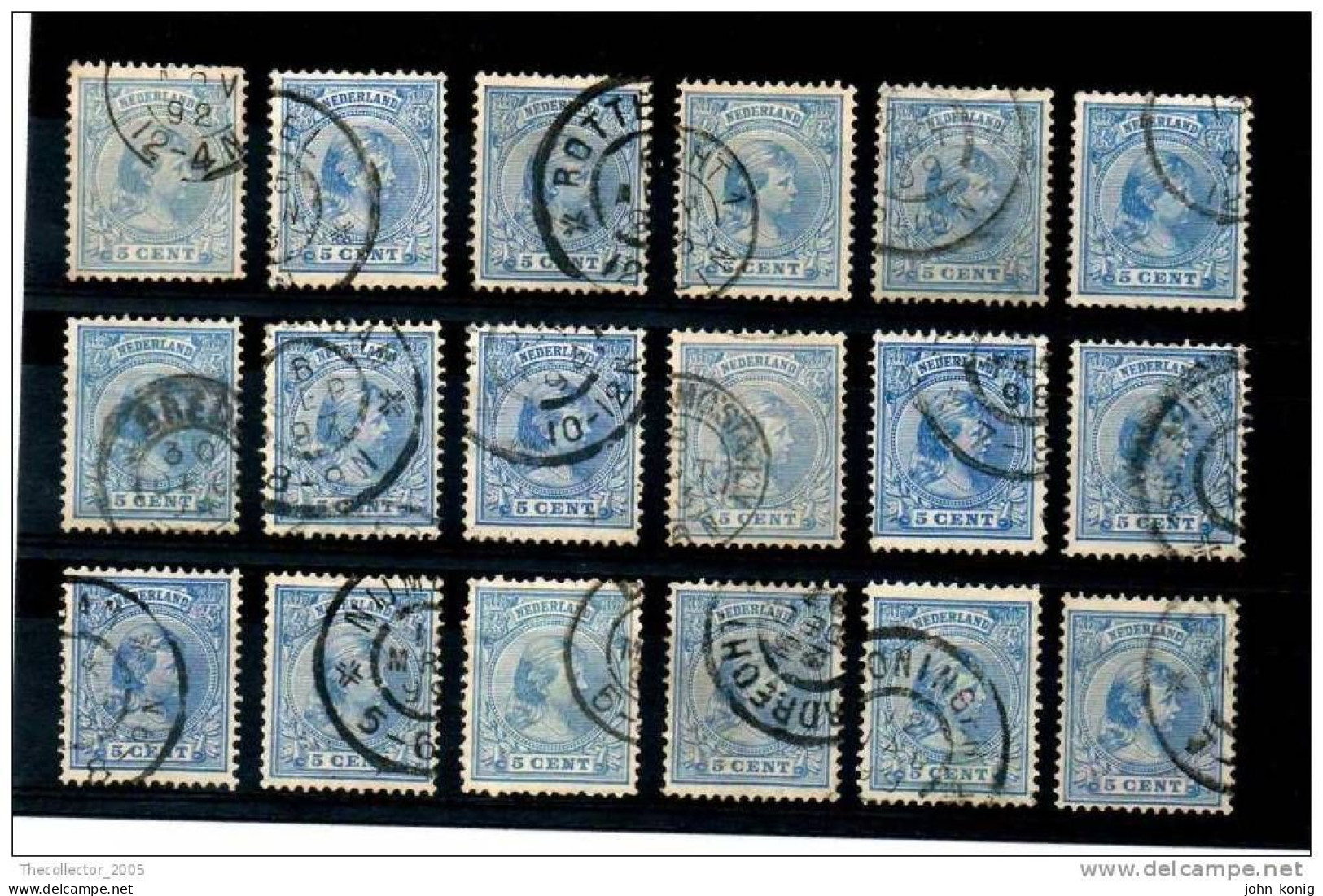 OLANDA - PAESI BASSI - HOLLAND - NEDERLAND - Lotto Francobolli Usati Classici - Used Classic Stamps Lot - Excellent ! - Collezioni