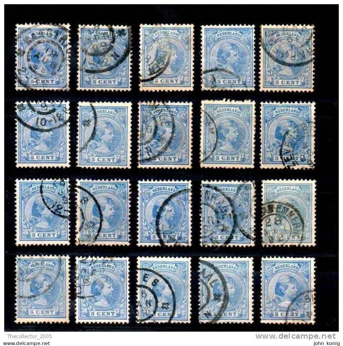 OLANDA - PAESI BASSI - HOLLAND - NEDERLAND - Lotto Francobolli Usati Classici - Used Classic Stamps Lot - Excellent ! - Collections