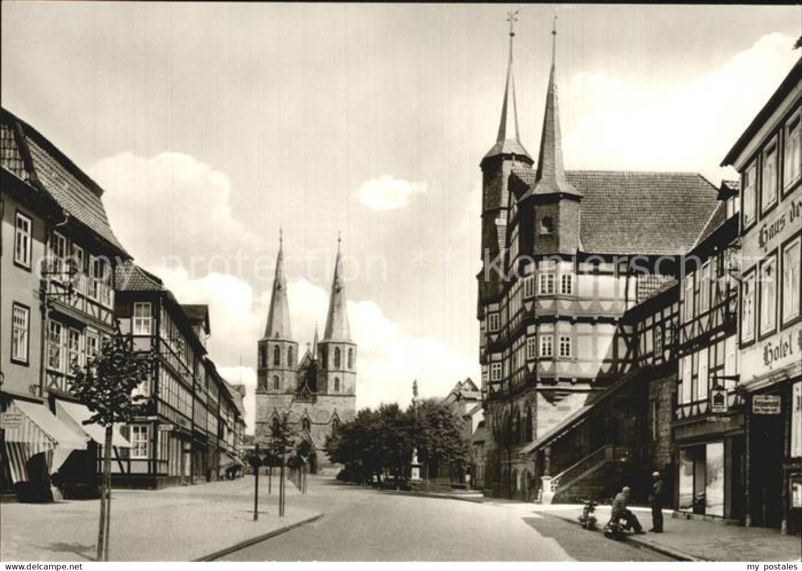 72447368 Duderstadt Rathaus Und Markusstrasse Mit Kirche Duderstadt - Duderstadt