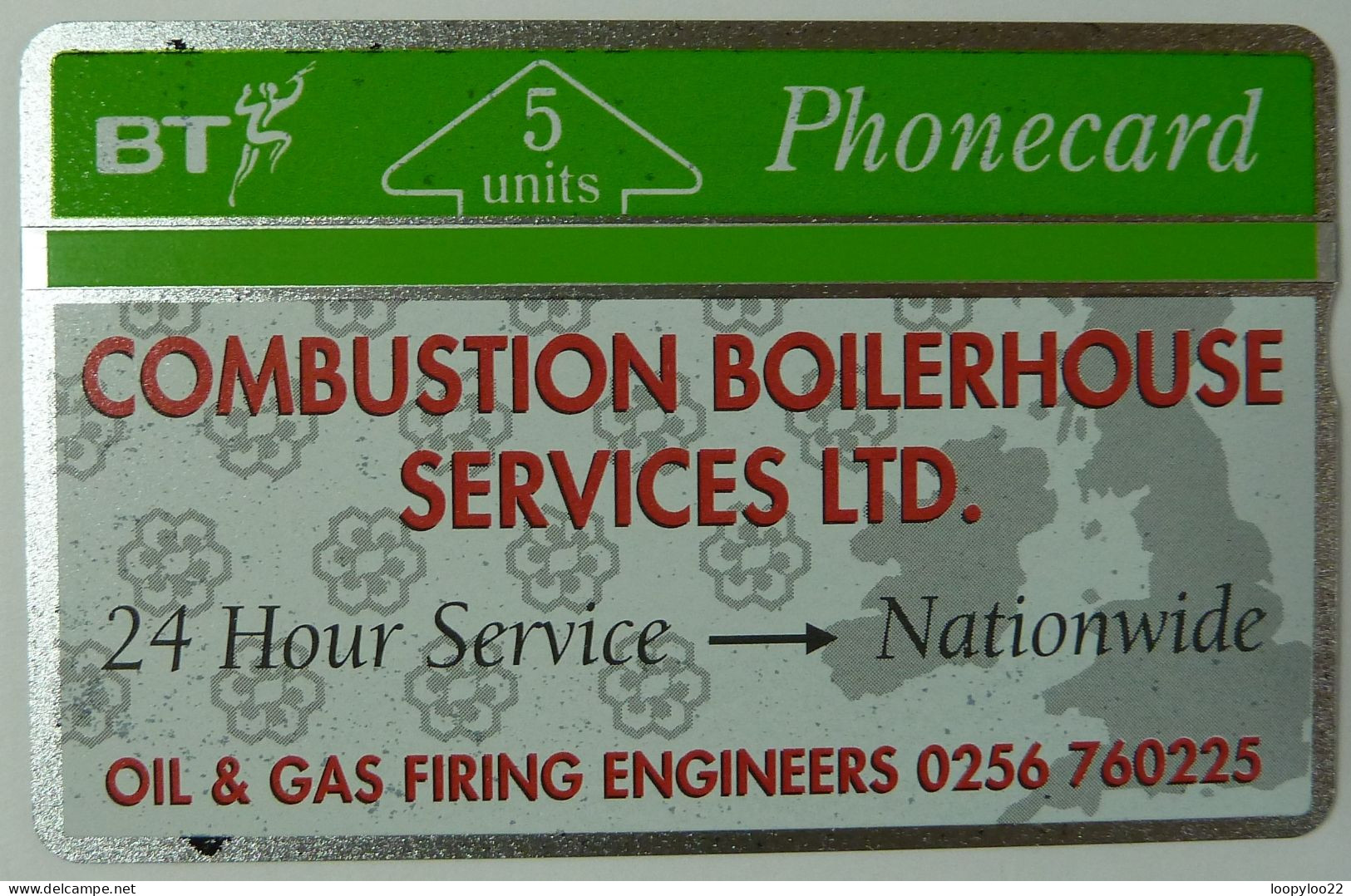 UK - Great Britain - Landis & Gyr - BTP053 - Combustion Boilerhouse Services - 112B - 500ex - Mint - BT Promozionali