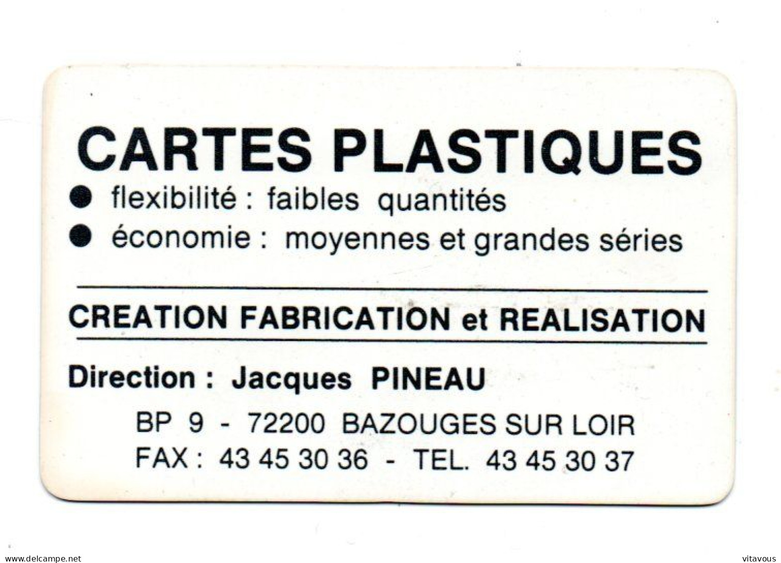 Carte Spécimen Démonstration  France Card Karte (R 817) - Exhibition Cards