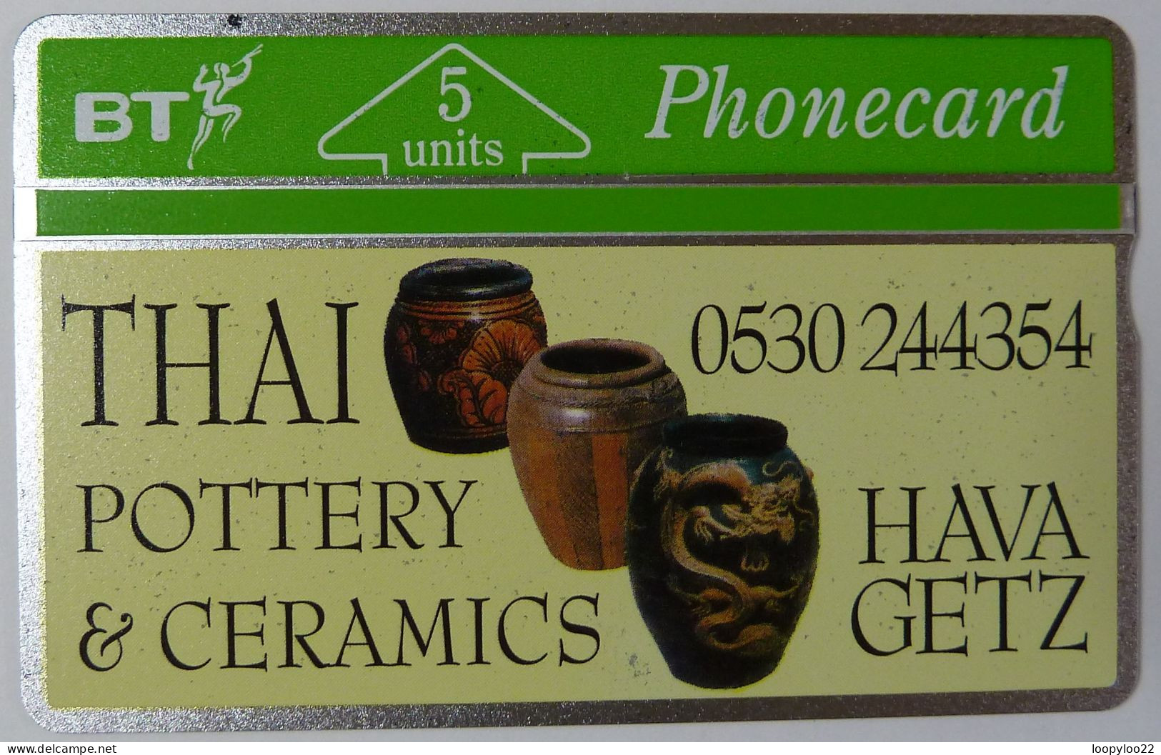 UK - Great Britain - Landis & Gyr - BTP066 - Thai Pottery - 241C - 500ex - Mint - BT Promotional