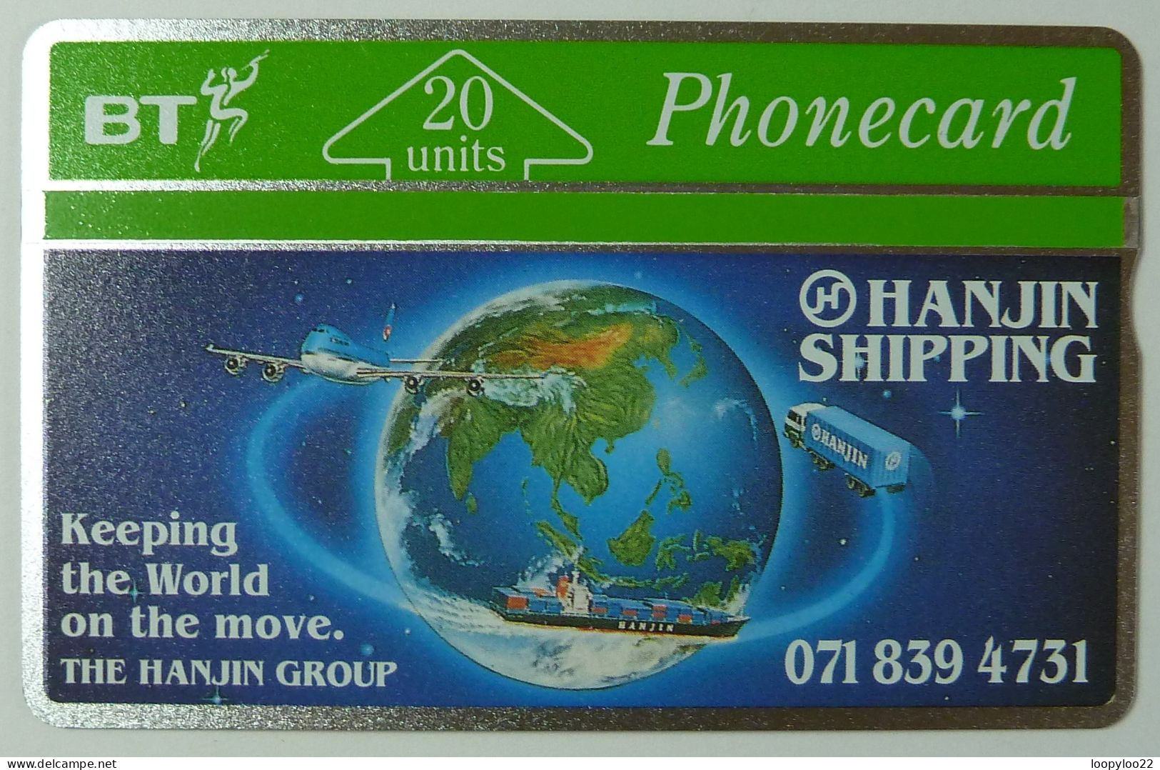 UK - Great Britain - Landis & Gyr - BTP067 - Hanjin Shipping - 241C - 4883ex - Mint - BT Promozionali