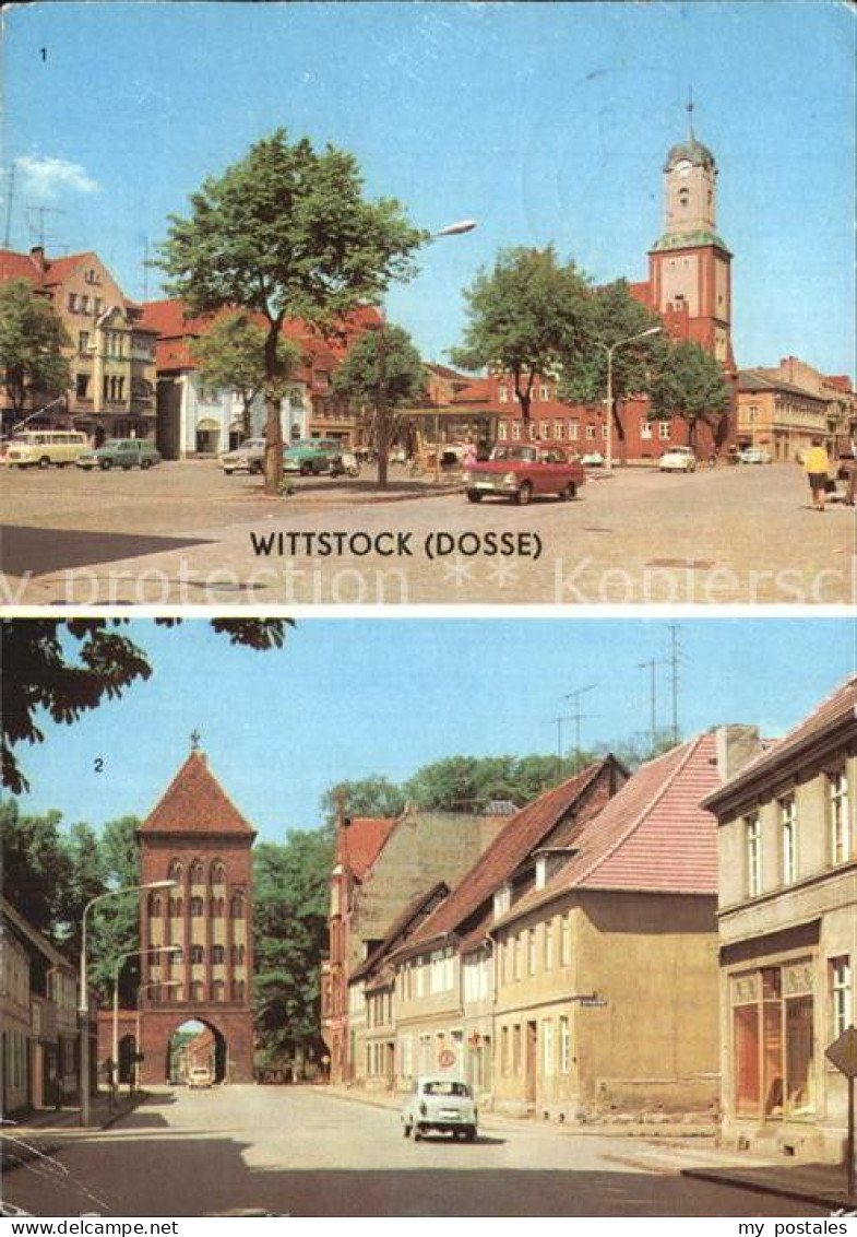 72442902 Wittstock Rathaus Groepertor Wittstock - Wittstock
